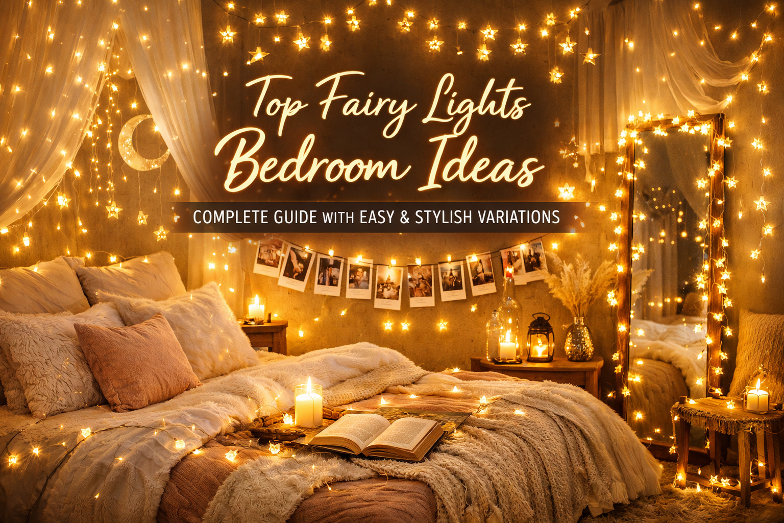 Top Fairy Lights Bedroom Ideas : Complete Guide with Easy & Stylish Variations