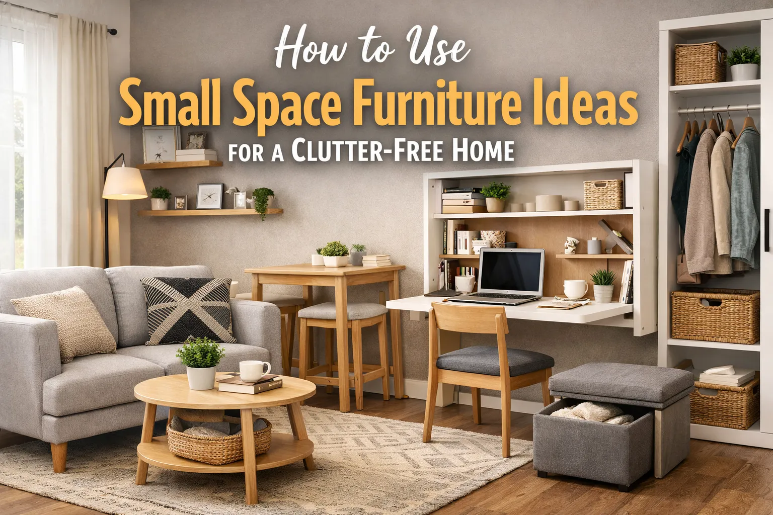 How to Use Small Space Furniture Ideas for a Clutter-Free Home