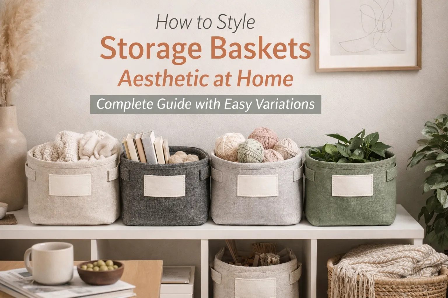 How to Style Storage Baskets Aesthetic at Home: Complete Guide with Easy Variations