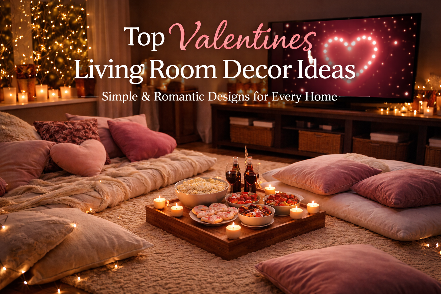 Top Valentines Living Room Decor Ideas: Simple & Romantic Designs for Every Home
